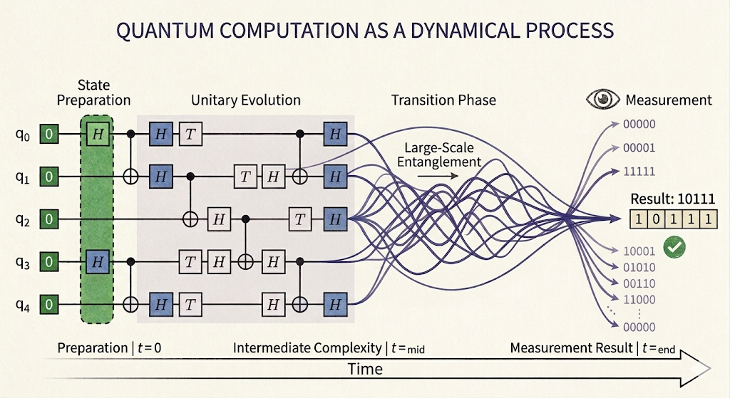 Quantum computation as a dynamical process